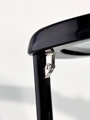 Sunglasses Saint Laurent Eyeglasses Frame Black Full Rim Rectangle Unisex