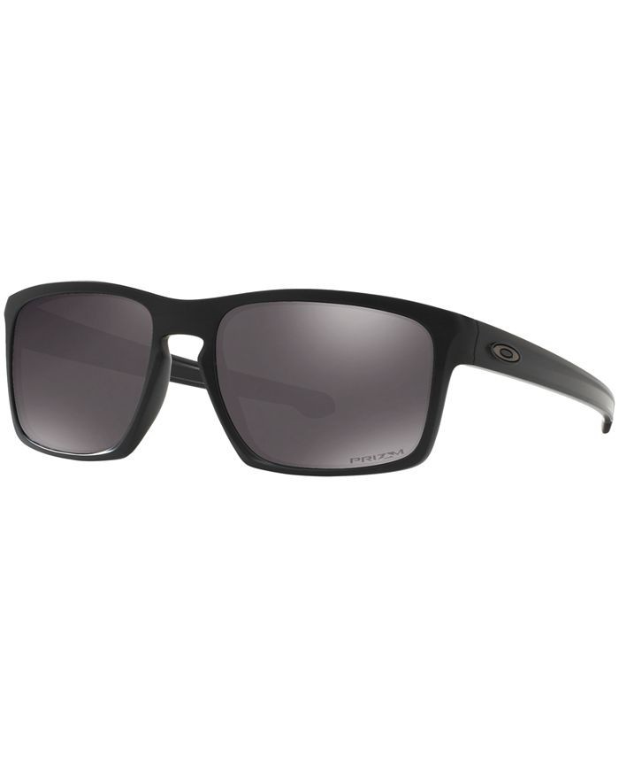 New Men’s Oakley Sliver Polish Black with Prism black Iridium – NIB