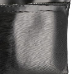 Louis Vuitton Bassano MM Epi Noir M54032 TR2 B rank 19 Used