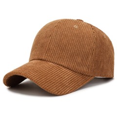 Corduroy Dad Hat Baseball Classic Adjustable Soft Plain Cap Unisex Cotton Hat