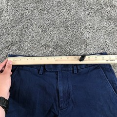 J.Crew Bowery Chino Pants Mens 29×32 Blue Slim Stretch Twill Tapered Casual