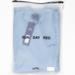 Sun Day Red 3D Tour Icon Cashmere Crew Sweater M Coast Blue NWT