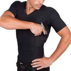 Men’s Concealed Carry V-Neck Tee