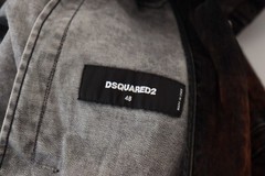 DSQUARED2 Jacket Cotton Brown Full Button Men Long Coat IT48/US38/M RRP 1950usd