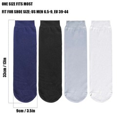 10 Pairs Business Men Silk Socks Breathable casual Socks Ultra-thin Nylon Socks