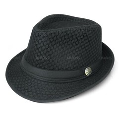 Light Weight Mesh Fedora hat Porkpie Summer Classic Trilby Cuban Beach Sun Cap