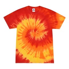 Multi-Color Tie Dye T-Shirts, Kids & Adults Short Sleeve Cotton Colortone