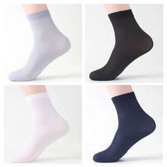 10 Pairs Business Men Silk Socks Breathable casual Socks Ultra-thin Nylon Socks