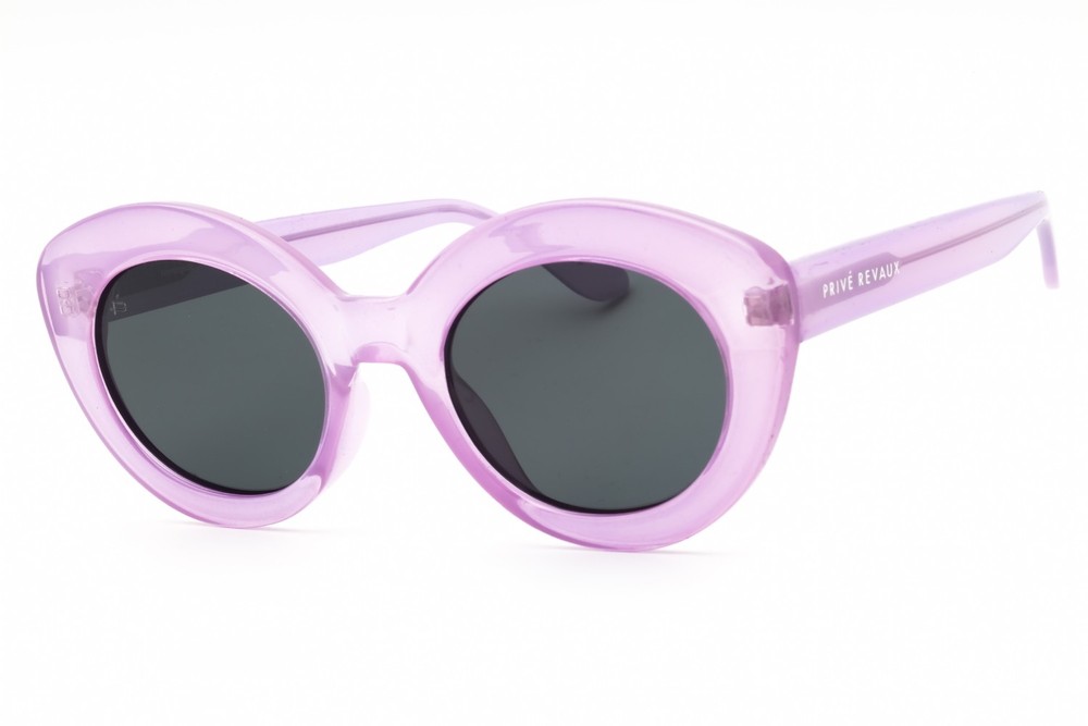 PRIVE REVAUX PRMORN-789-50 Sunglasses Frame Size 50mm 145mm 22mm LILAC Women