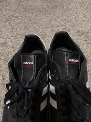 adidas Samba Men’s Low Top Lace Up Athletic Sneakers Black/White