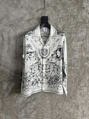 CASABLANCA Silk Long-Sleeve Shirt — Size M (Other Sizes Available)