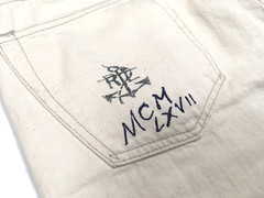 Polo Ralph Lauren Sailing Yacht Artist Artwork Pen Drawing Royal CP93 Slim Jeans