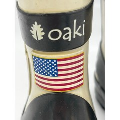 Oaki Astronaut Loop Handle Space Toddler / Kids Rubber Rain Boots Size 6