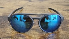 Oakley Matte Grey Forager Prizm Sapphire Polarized Sunglasses 09421-0358