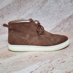 LUCKY BRAND LP-LORELLE Brown Suede Mid Top Comfort Sneaker Bootie 7½M US / 38 EU