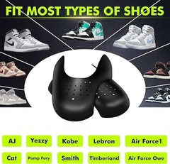 4-Pair Shoe Crease Protector for Sneakers: Air Force 1 Jordan 1, Dunk Low & More