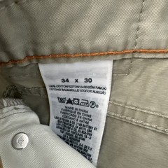 NWT Men’s Dockers Khaki Straight Fit Flat Front Pants 34×30 Cotton