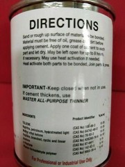 Master All Purpose Cement 4oz Brush-in-Can – Shoe Glue Contact Cement for Repair