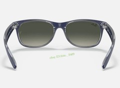 New RAY-BAN RB2132 6053/71 Crystal Navy Blue Wayfarer Sunglasses ItalyUV400 55mm