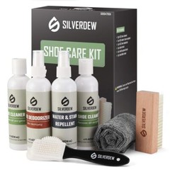 7PIECE Shoe Cleaning Kit w/2 Bottles Shoe Cleaner Deodorizer Protector 2 Brushes