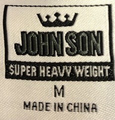 Plain T-shirts Round Neck [JOHN SON] Super Heavy Weight[S~7XL] Big Size [Single]