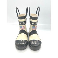 Oaki Astronaut Loop Handle Space Toddler / Kids Rubber Rain Boots Size 6