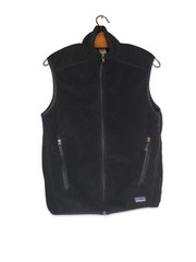 Patagonia Synchilla Men’s Small Black Fleece Zip Up Vest