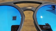 Oakley Matte Grey Forager Prizm Sapphire Polarized Sunglasses 09421-0358