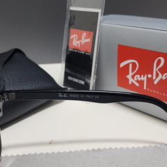 Ray-Ban RB3016 Sunglasses Clubmaster Classic Black Frame Glass Gray Lens 51 mm