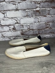 Reef White Leather Espadrilles Loafers Flats Shoes Women’s Sz 7.5M US/38EU