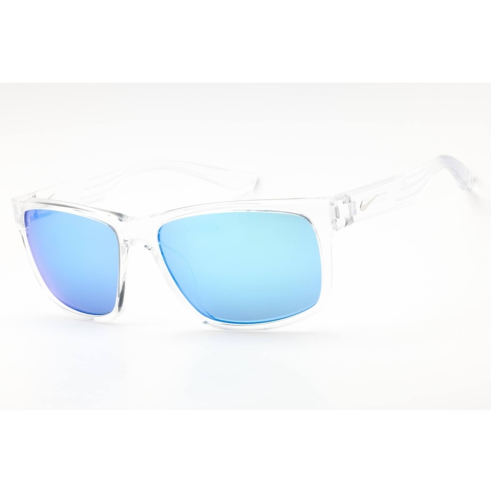 Nike Men’s Sunglasses Crystal Clear Square Full Rim NIKE CRUISER MI EV0834 914