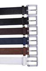 Men’s Casual Leather Belt for Jeans Khakis Dress Handmade Leather Strap