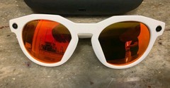 Oakley Meta HSTN Smart Glasses Warm Grey Frame, Prizm Ruby Lenses