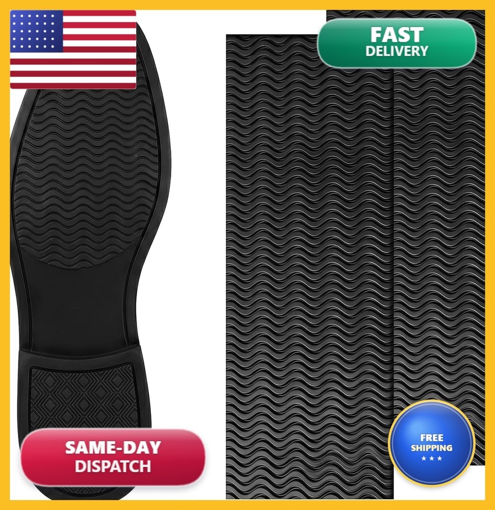Shoe Sole Protector, Rubber Self-Adhesive Anti-Slip Grips, Shoe Bottom Protector