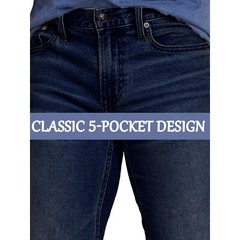 Men’s Flex Stretch Slim Straight Jeans (Sizes, 30-42)
