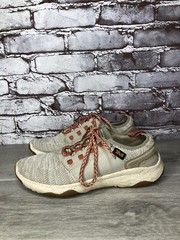 Teva Arrowood 2 Plaza Beige Taupe Knit Athletic Low Sneakers Women Sz 7M US/38EU