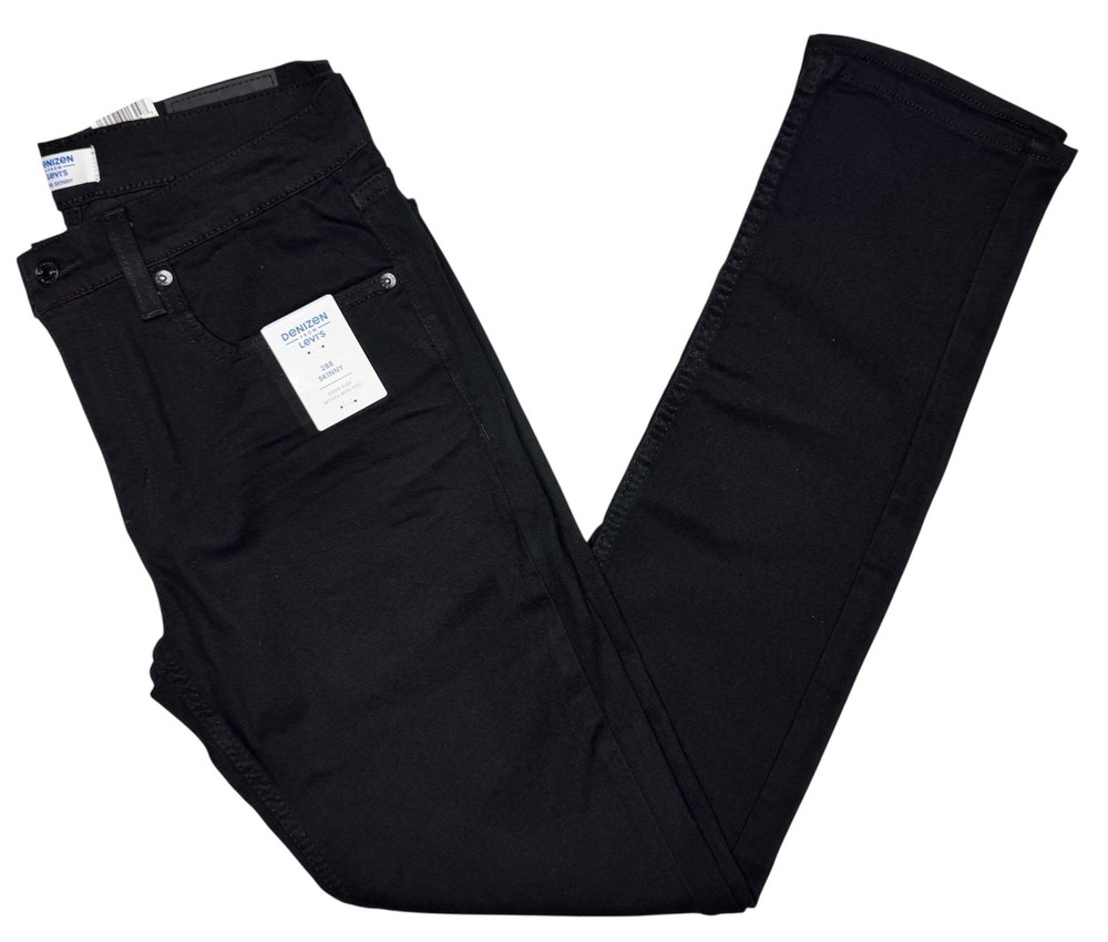 Denizen From Levi’s #11763 NEW Men’s Black Flex Stretch 288 Skinny Jeans