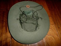 OD GREEN VIETNAM MILITARY TYPE II JUNGLE BOONIE HAT REPRODUCTION LARGE 7 1/2
