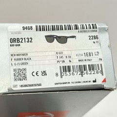 Ray Ban New Wayfarer Classic Square Full Rim Sunglasses RB2132 Black