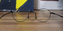 Owndays Junni Round Glasses Black JU1015G-8A Size 45-19 133mm Rare Model