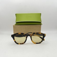 Tory Burch Womens Square Thick Full Rim Sunglasses TY7235D Tortoise