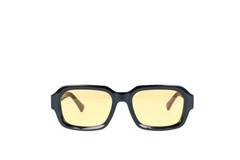 Meller Marli Black Rectangle Sunglasses 52-19-145