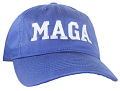 Tropic Hats Adult Embroidered MAGA Trump 6 Panel Ballcap W/Strapback Closure
