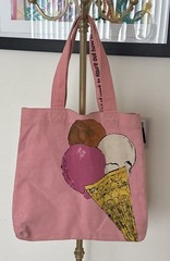 Andy Warhol Tote Loop NYC Ice Cream art design Bag Rare. **