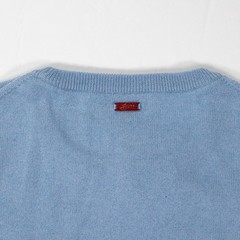 Sun Day Red 3D Tour Icon Cashmere Crew Sweater M Coast Blue NWT