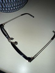 Tom Ford TF 1042-D Square Sunglasses Black Frame Blue Tinted Lenses