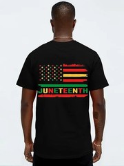 Juneteenth Shirt for Men 1865 Celebrate African American Freedom Tshirts