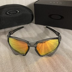 oakley plazma sunglasses prizm lenses Gray frame Polarized 9019 With Ca G2U