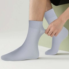 10 Pairs Business Men Silk Socks Breathable casual Socks Ultra-thin Nylon Socks