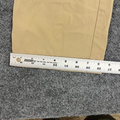 Tommy Hilfiger Chino Pants Mens Size 38×30 Beige Tailored Fit Flat Front Casual
